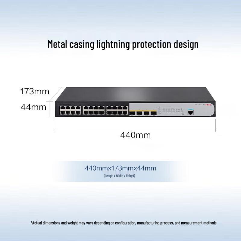

H3C S1850V3-28P-EI Gigabit Managed Switch