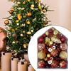 72 Pieces Christmas Tree Decorations Decorative Hanging Baubles Balls Ornaments Set