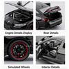 Scale 1:32 M4 X3M Toy Car Model Pull Back Music Light Doors Opened Miniature Vehicle Metal Diecast Models Kids Educational Gifts