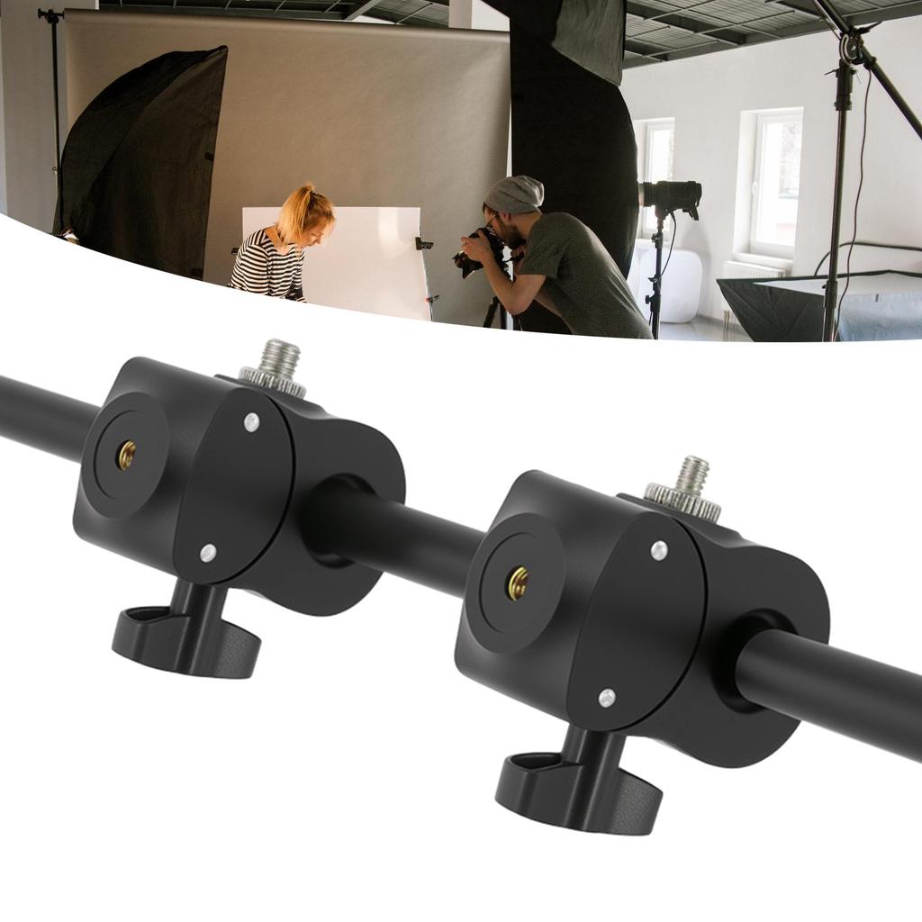 Quick Release Phone Mount Clamp Compatible  Double 1/4 Thread for 13-47mm Diameter Secure Grip Studio Outdoor Use