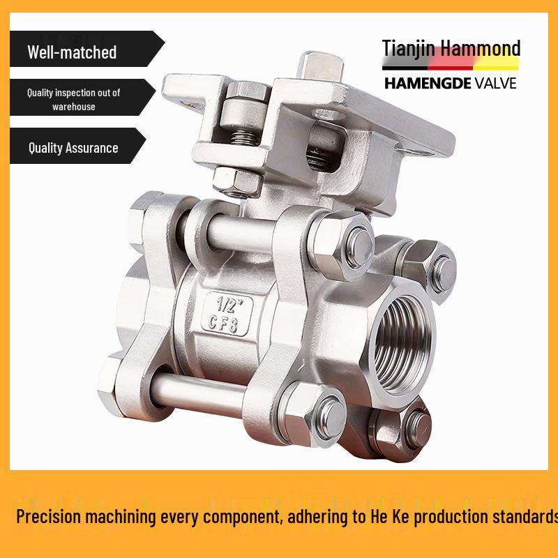 Hammond VQ11F/16P Stainless Steel Ball Valve with Pneumatic/Electric Actuator