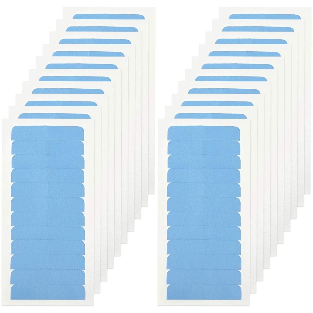 

360 шт. Лента для волос - Оптовая двусторонняя водостойкая клейкая лента для париков/накладок, Салонного качества для замены наращивания и для тупе 360 Pcs синий