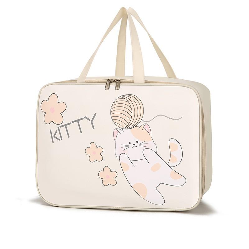 

Large Capacity Travel Shoulder Bag - Portable Organizer for Clothes and Carry-On Luggage