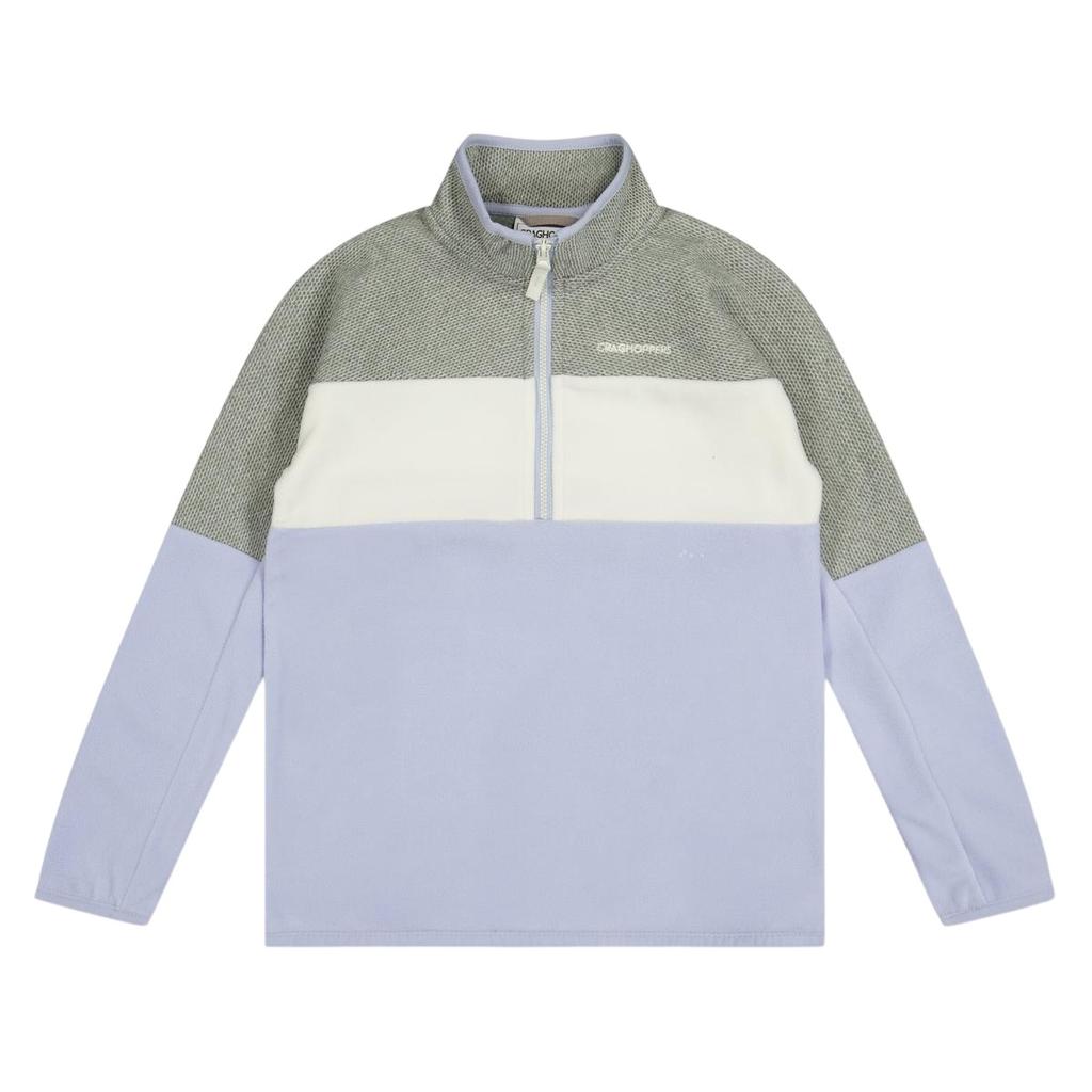 CRAGHOPPERS Childrens/Kids Linden Colour Block Zip Neck Regular Sweatshirt