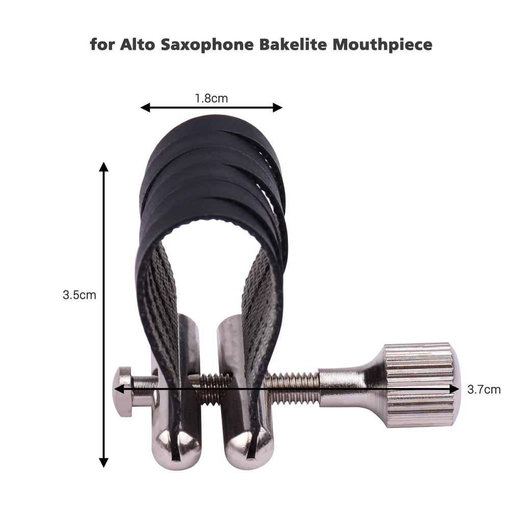 Saxophone Ligature Compact Durable Sax Ligature for Alto Saxophone Metal Mouthpiece