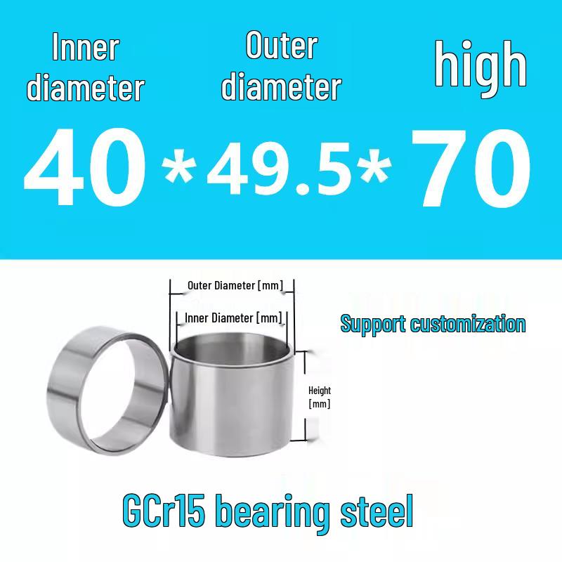 Steel Shaft Sleeve: Inner Diameter 30, Outer Spacer 48/50, Wear-Resistant for Removal and Guide Applications (Inner 35/37/38).