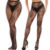 Women'S High Waist Sexy Fishnet Black Tights Exotic Fishnet Pantyhose Spider Skull Halloween Patterned Colored Nylons Stocking