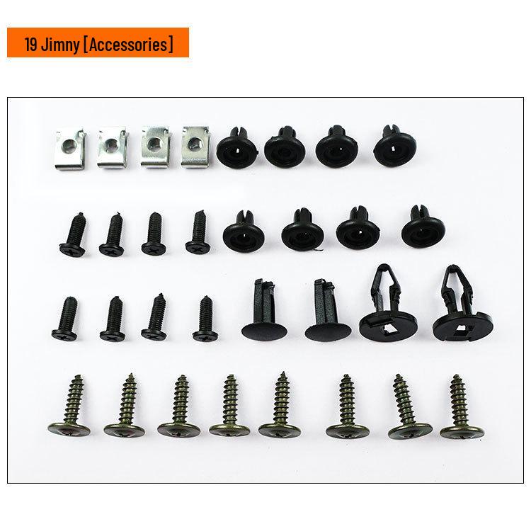 Suzuki Jimny 2019-2023 Black Mudguard Belt Label