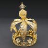 1/2Pcs Baroque Crown Cake Topper Elegant Wedding Tiara Rhinestone Crown  Royal Celebration