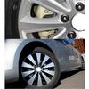 16+4 ks Krytky nábojů kol pro Volkswagen Polo Vnější ochranné příslušenství Šrouby pneumatik Krytky matic kol