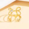 Personalized Stackable Heart, Star & Moon Stainless Steel Ring for Women