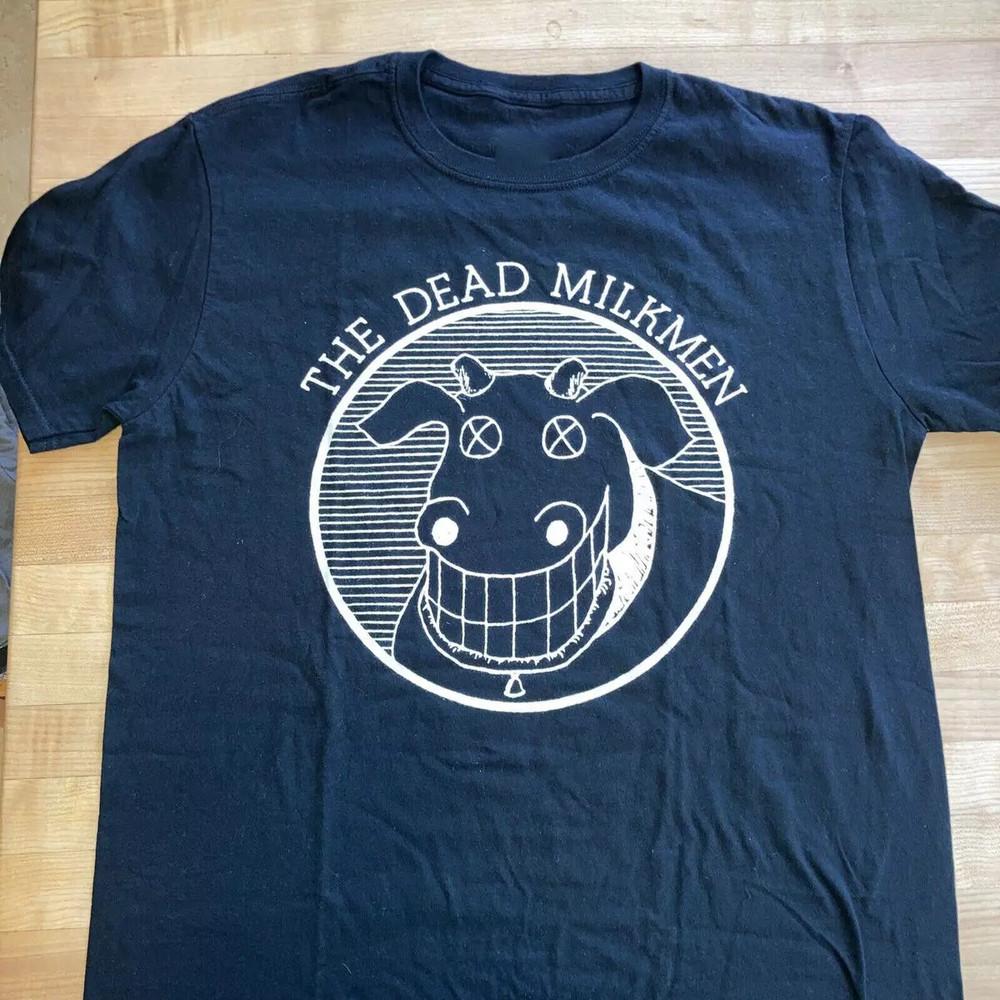 Punk Rock Music The Dead Milkmen Band Basic Logo T Shirt  Unisex T-Shirt XL