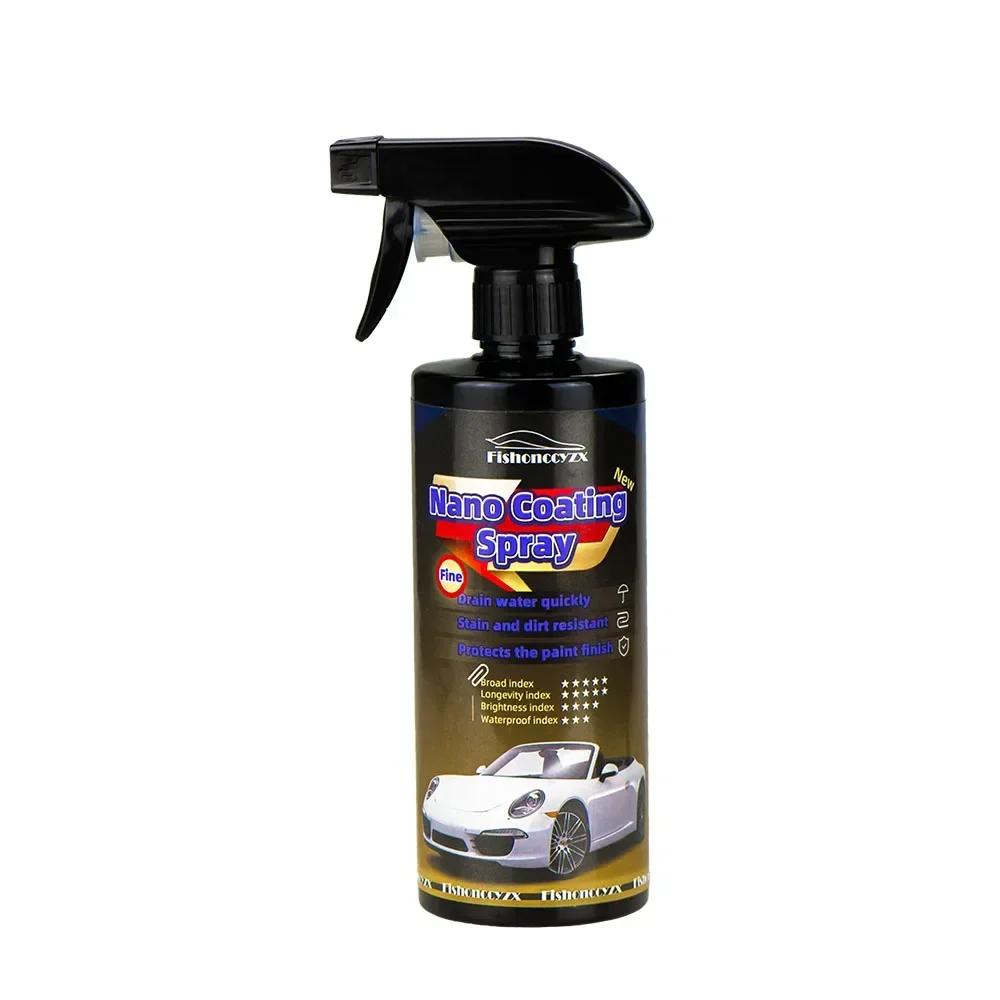Ceramică pentru mașini, acoperire 1500ML 9H Nano lichid, sticlă placată cu cristal hidrofob, impermeabil, lustruire vopsea duritate auto poloneză