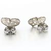 Used TIFFANY&Co. Pierce Olive Leaf Heart Silver925 1.4g Silver Accessories