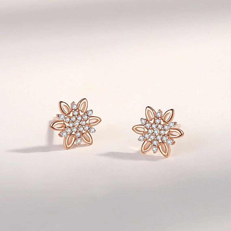 

Танциз стерлингового серебра 925 пробы циркон серьги серьги-капли для женщин подарки на свадьбу розового золота