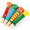 1PC Wooden Trumpet Horn 5 Colors Available Small Whistle Horns Musical Instruments Suitable for Beginners Party Noise Makers ZYF