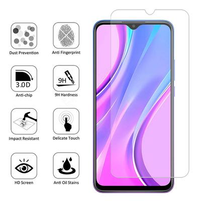 9H for Redmi 9 Tempered Glass Redmi 9A Screen Protector On Xiaomi Redmi Note 9 Pro Max Note 9S Redmi 9C Glass Protective Film