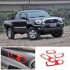 Fit For Toyota Tacoma 2011-2015 ABS Red Interior Door Handle Bowl Trim