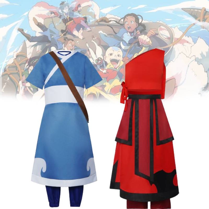 Avatarsett Cosplay Mote Komfortabel Enkel Kjole Jente