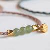 Vietnam Sand Gold Lotus Paar Armbänder - Perlen-Nischen-Design für beste Freunde