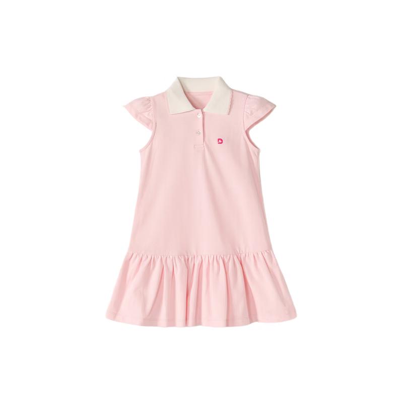 Deesha Girls  Sweet Academy Ruffle Hem Dress 130
