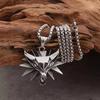 New Trend Retro Fashion Geometric Wolf Head Animal Necklace Men's Necklaces Personalized Domineering Men's JewelryGiftsWholesale