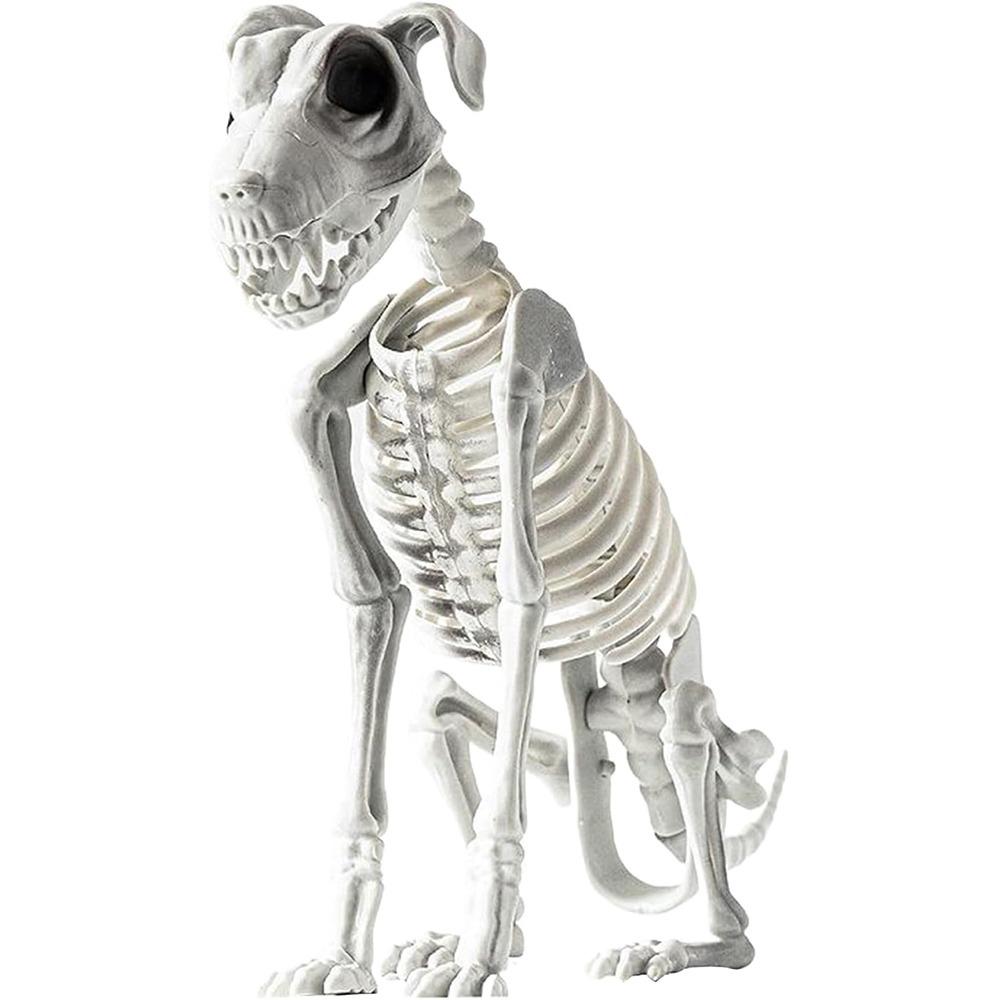 Scary Sitting Dog Skeleton Spooky Halloween Skeleton New Dog Skeleton  for Home Party Haunted House