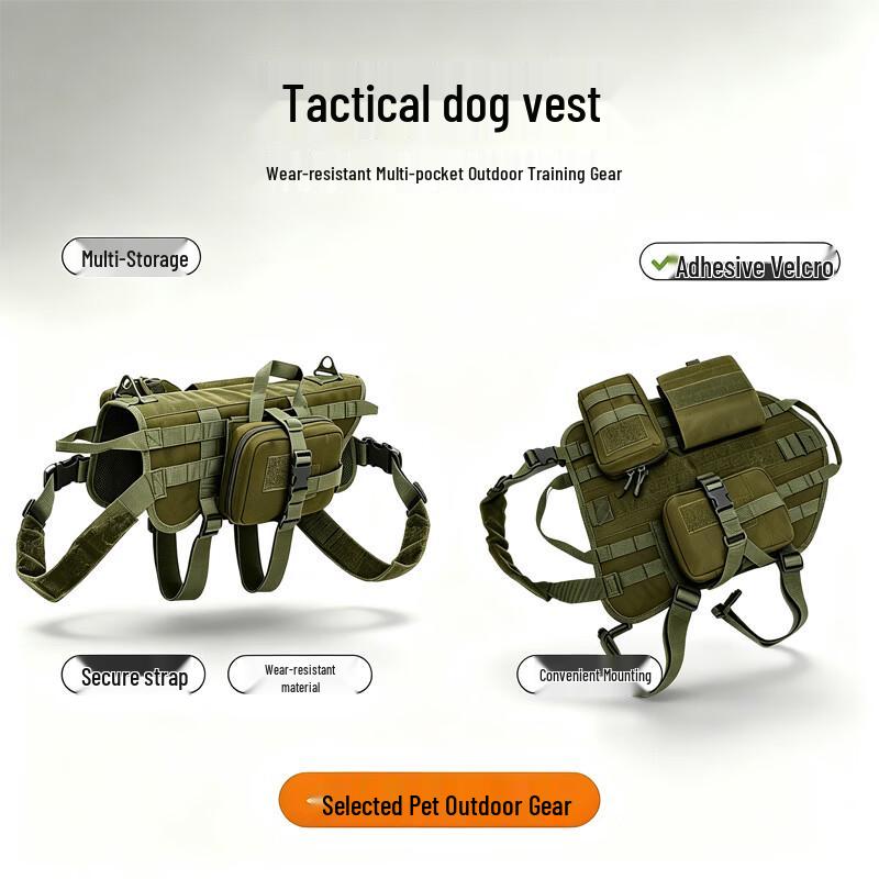 Waterproof Tactical Dog Training Vest armijas