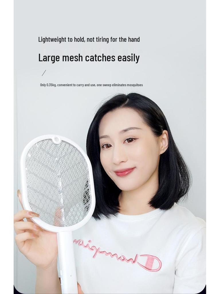 Wiederaufladbarer Elektrischer Mückenklatscher & Mückenlampe - Automatischer Mückenköder und Abwehrer für Zuhause