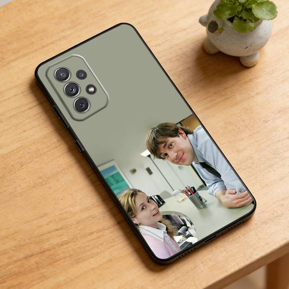 

The O-Offices Hot Tv Show Phone Case For Samsung Galaxy A73,21,22,32,71,53,52,51,80,5G Soft Black Cover Samsung a41
