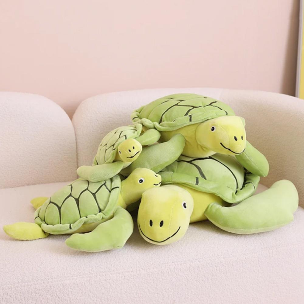 Stuffed Doll Tortoise Stuffed Toy Fluffy Animal Sea Turtle Pillow  Kids Birthday Christmas