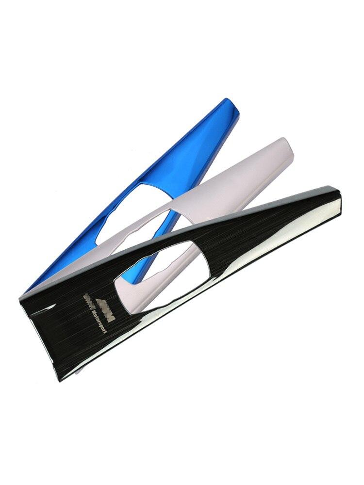 For 3 4 GT F30 F32 F34 F35 F36 2013-2019 LHD M Performance LOGO Car Interior ABS Multimedia Center Console Panel Cover Case