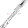 Stainless Steel Watchband 12mm 14mm 16mm 18mm 20mm 22mm for Omega for Seiko Strap Men Adjustable Folding Buckle Watch Accessory