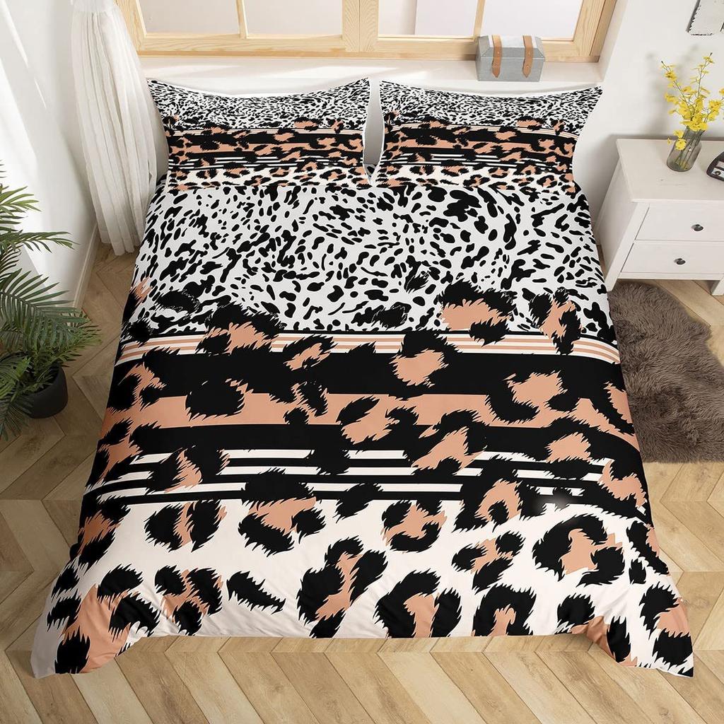 Koi Sakura Sunrise Three-Piece Quilt Cover Digital Printing Bedding Set Bed Cover