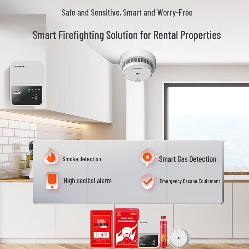 Hikvision Smart Gas and CO Leak Detectors