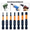 6/7Pcs Allen Wrench Drill Bit Set Impact Hex Head Screwdriver Bit Set 1/4inch Hex Shank Hex Bit Maintenance Tool