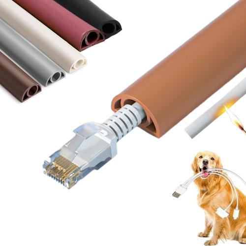 Wiring Cover Floor Rubber Wiring Mall Wall Hidden Wire Cover Floor Cord Cover Cord Protection Cover Hidden Wiring Cord Cable Cover PVC Soft Flame Reta