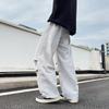 American Pleated Paratrooper Overalls Men's and Women's Summer Trendy Brand Loose Design Wide-leg Scimitar Pants Quick-drying Casual Pants