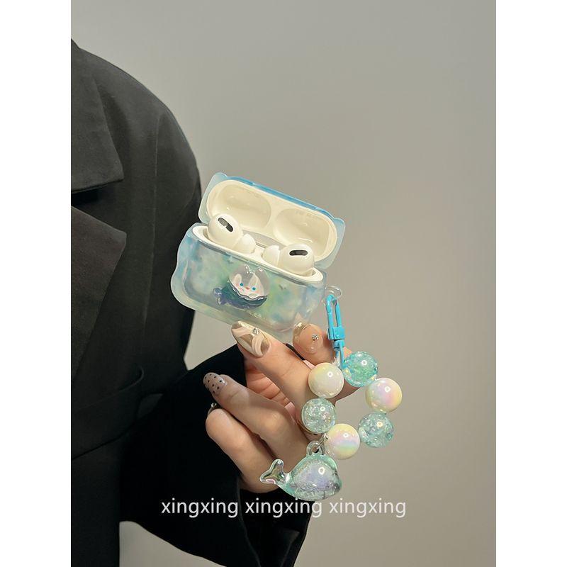 INS Summer Ocean Mermaid for Airpodspro2 Protective Case Apple 4 Generation Bluetooth Airpods3 Earphone Case