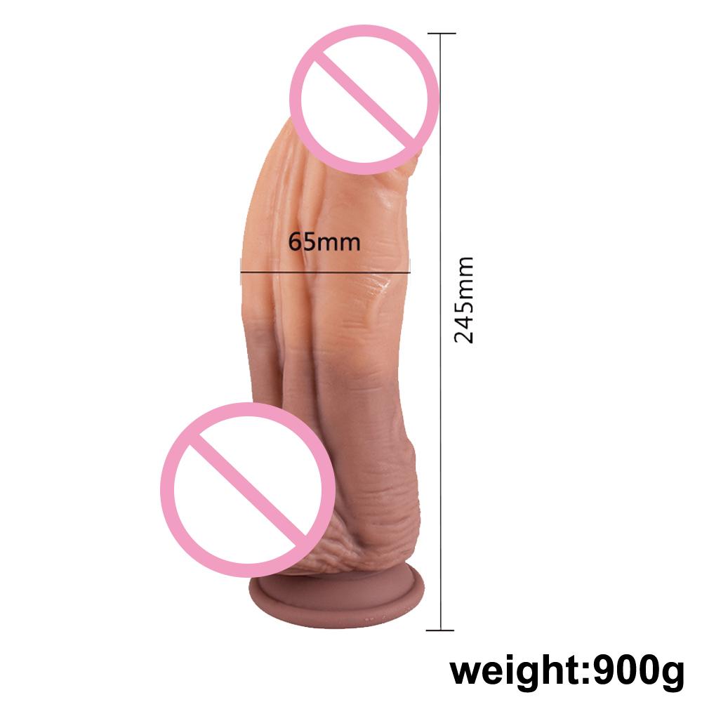 Huge Thick Realistic Dildo for Women Masturbation with Strong Suction Cup G-spot Clitoris Stimulator Anal Butt Plug Adult Sex Toys for Men Female 18+