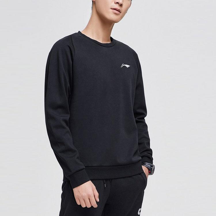 Li-Ning Li Ning Sweatshirt Fall Men's Standard Black Unisex AWDR571-1