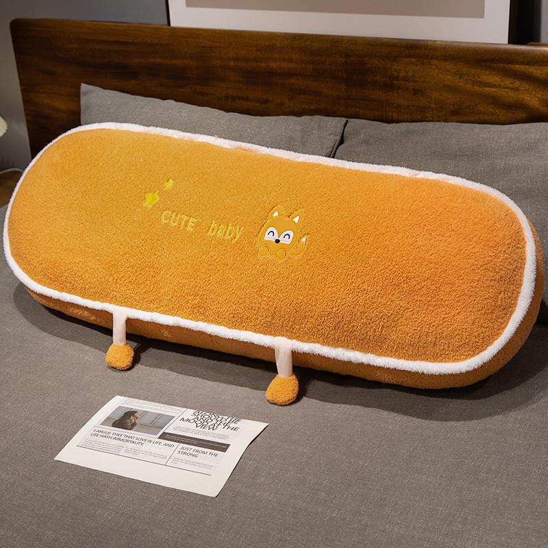 Removable And Washable Cartoon Animal Long Pillow Girl Bed Sleeping Sandwich Leg Long Throw Pillow Plush Single Double Pillow