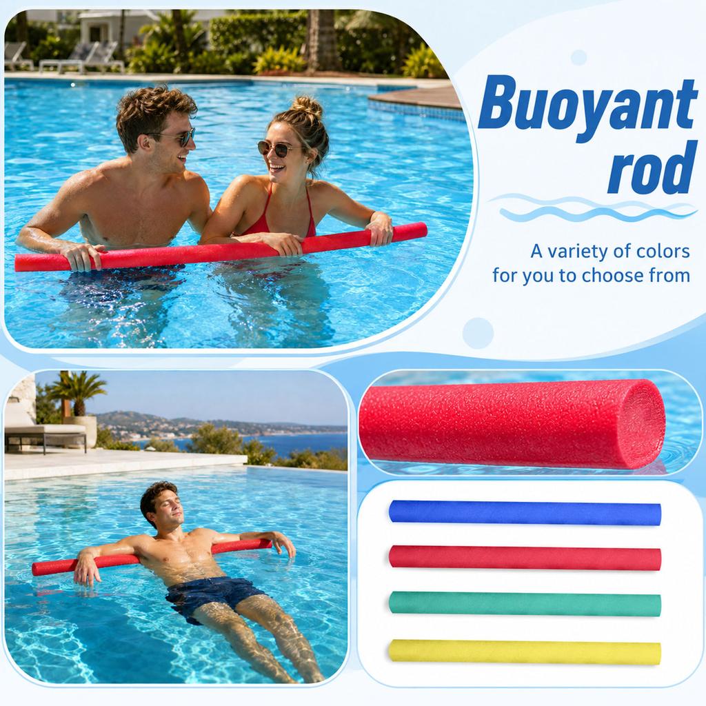 Swim Noodles Multi-Purpose Foam, High Density Pool Noodles for Adult DIY Projects, 6150cm Float Sticks