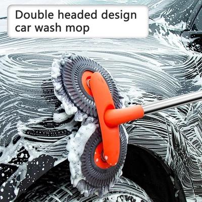 Three-Section Telescopic Mop Car Duster Dry Towels Car Wash Brush with Long Handle Home Cleaning Kit Roof Window Cleaning Tool