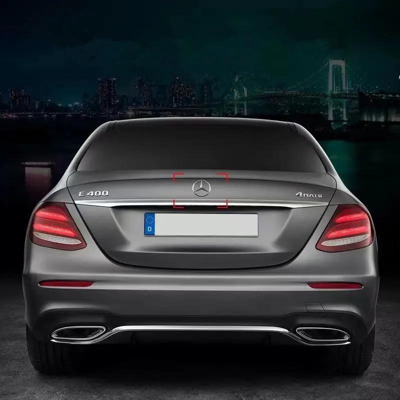 Bygder1 2025 Hot 9cm ABS Car Rear Decal Trunk Emblem Sticker for Mercedes Benz S320 W164 W203 W204 W168 C180 E320 A200 CLA CLK CLS ML