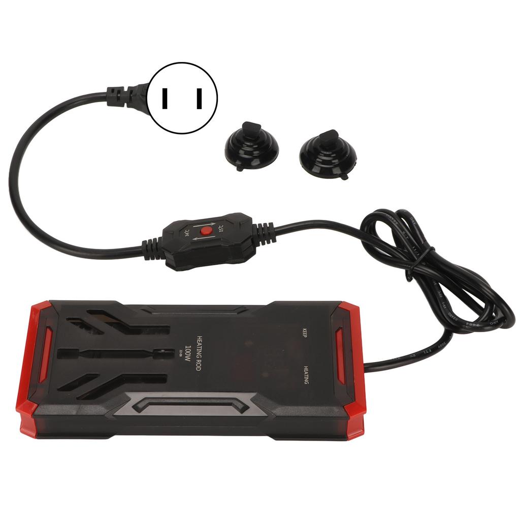 Submersible Aquarium Heater 100W Auto Frequency Conversion Constant Temp LED Display Fish Tank