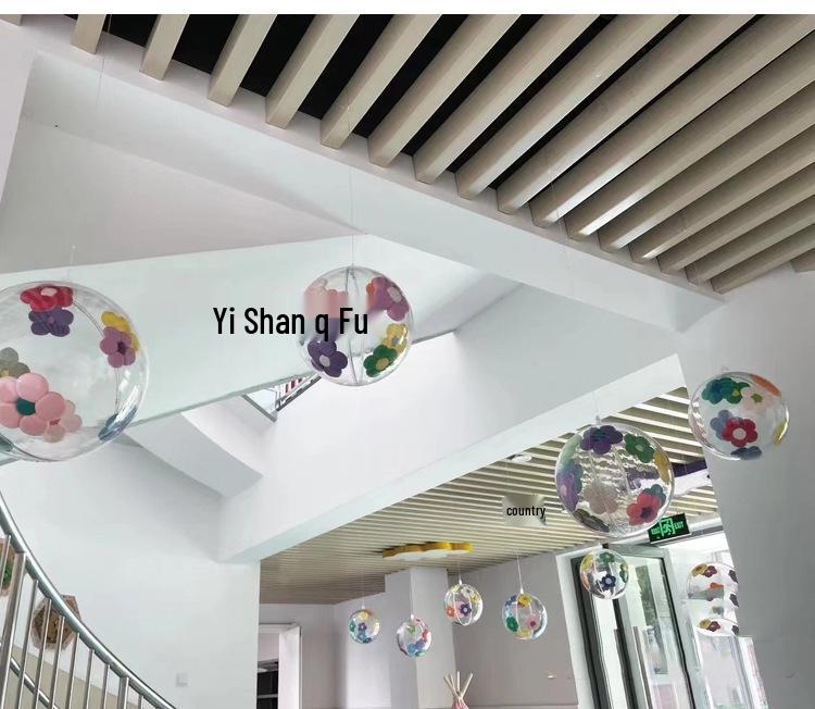 Kindergarten Art Area Graffiti Crystal Ball Decorations
