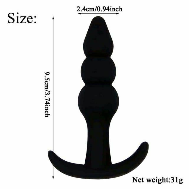 Silikonowe Dildo Analne Zestaw Korków Analnych Trening Fetysz Niewibrujące Korki Analne