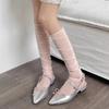 Summer Sexy Stockings Thin Leggings Socks Sweet Mid-Calf Socks  Loose Costumes