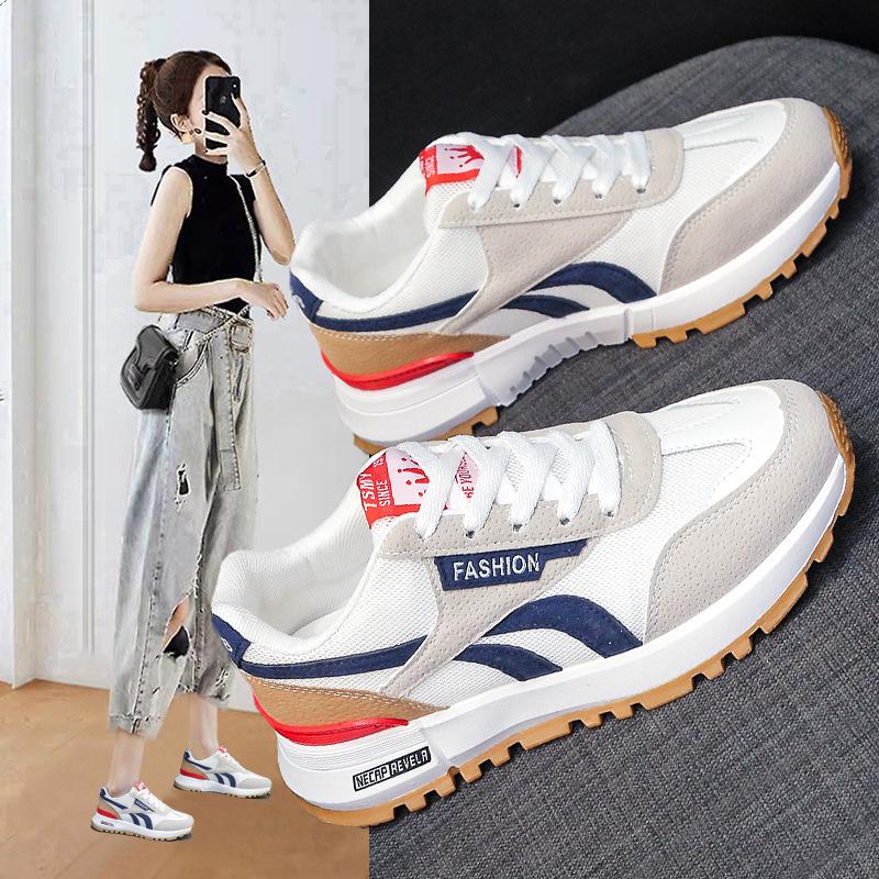 2026 Spring New Women's Shoes Breathable Single Shoes Running Casual Shoes Female Students Ins Forrest Gump Men's Shoes Couple